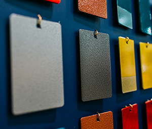 Powder coating color chips from TCI Powder Coatings